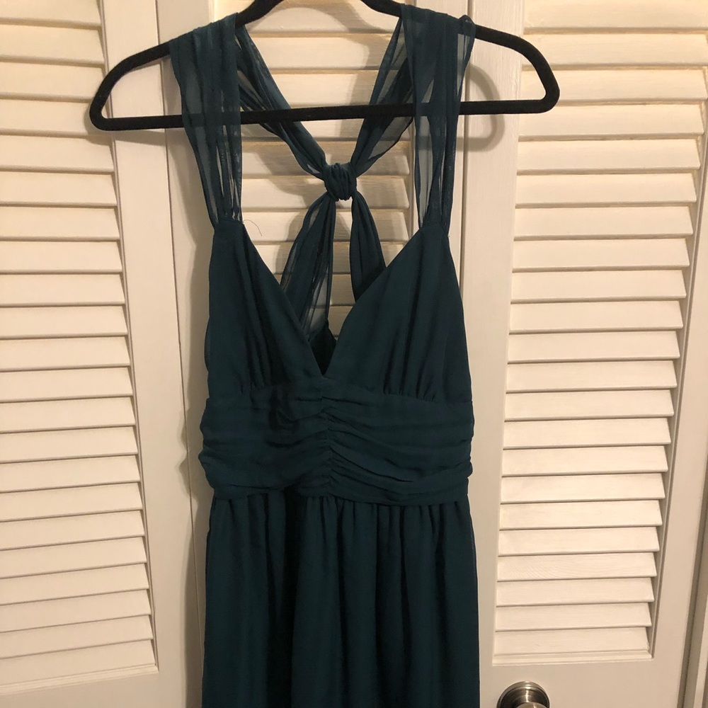 Pins and needles 12 cocktail party dress teal NWOT